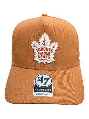 New ‘47 Brand  Toronto Maple Leafs Caramel/Tan Baseball Cap Hat NHL Hockey